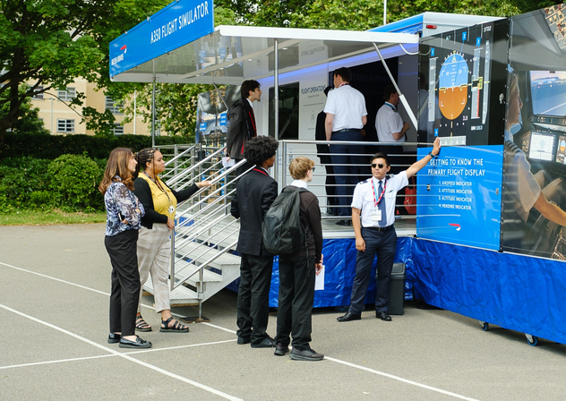 Young person in school